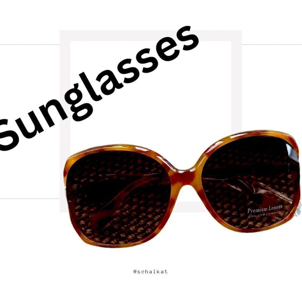 New Fashion Sunglasses Large Frames, Tortoise Shell